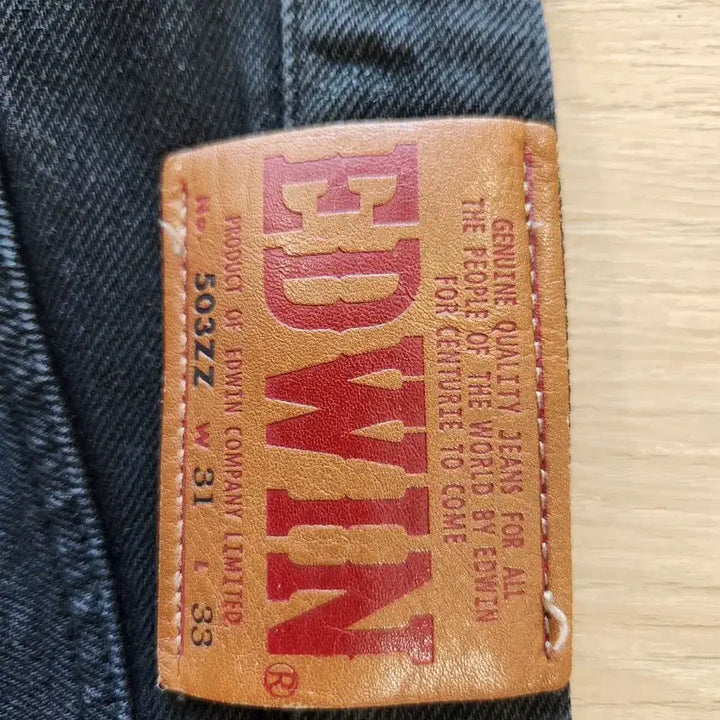 [BUNJANG] Edwin 503ZZ Black Jeans 31x33 / 에드윈 503ZZ 블랙진 31x33 (실측 사이즈)