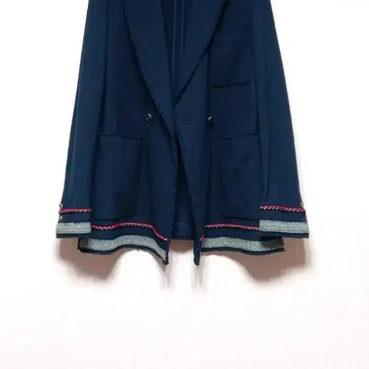 [BUNJANG] Hansum SJ SJ Navy Tweed Jacket / 한섬 SJ SJ 네이비 트위드 자켓 55~66