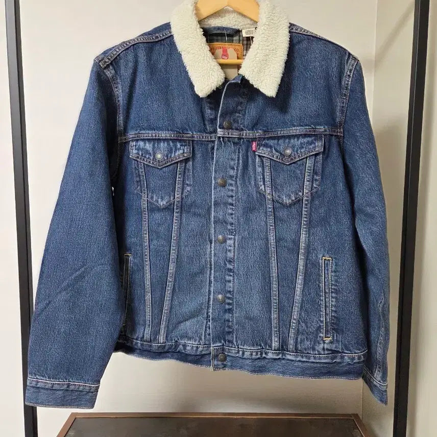[BUNJANG] Levi's Sherpa Denim Jacket L / 리바이스 블랭킷 쉐르파 데님 자켓 L 105