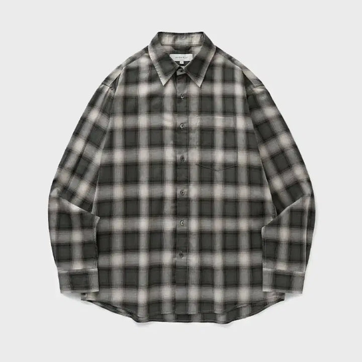 [BUNJANG] Union Blue Greenwich Check Shirt - Size L / (새상품)유니온블루 greenwich 체크셔츠 L 사이즈