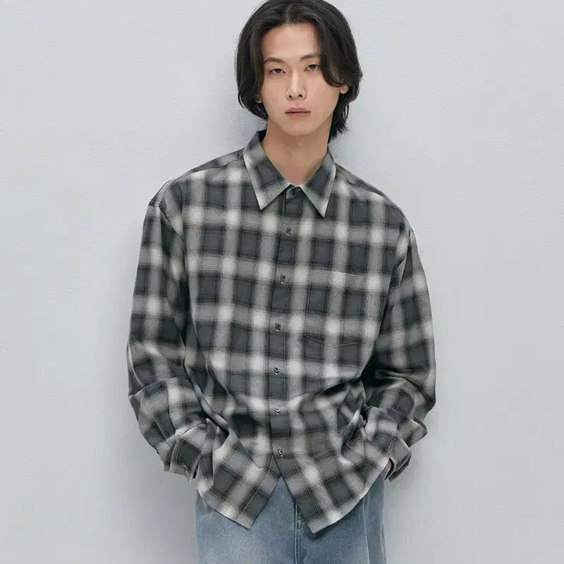 [BUNJANG] Union Blue Greenwich Check Shirt - Size L / (새상품)유니온블루 greenwich 체크셔츠 L 사이즈