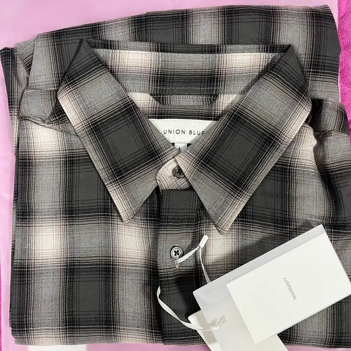 [BUNJANG] Union Blue Greenwich Check Shirt - Size L / (새상품)유니온블루 greenwich 체크셔츠 L 사이즈