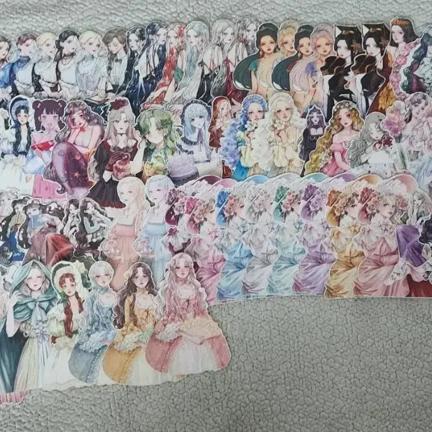 [BUNJANG] Assorted Decorative Paper Cuttings Bundle Set / 다꾸템 처분 인물 배경 인물집 인컷 4327장