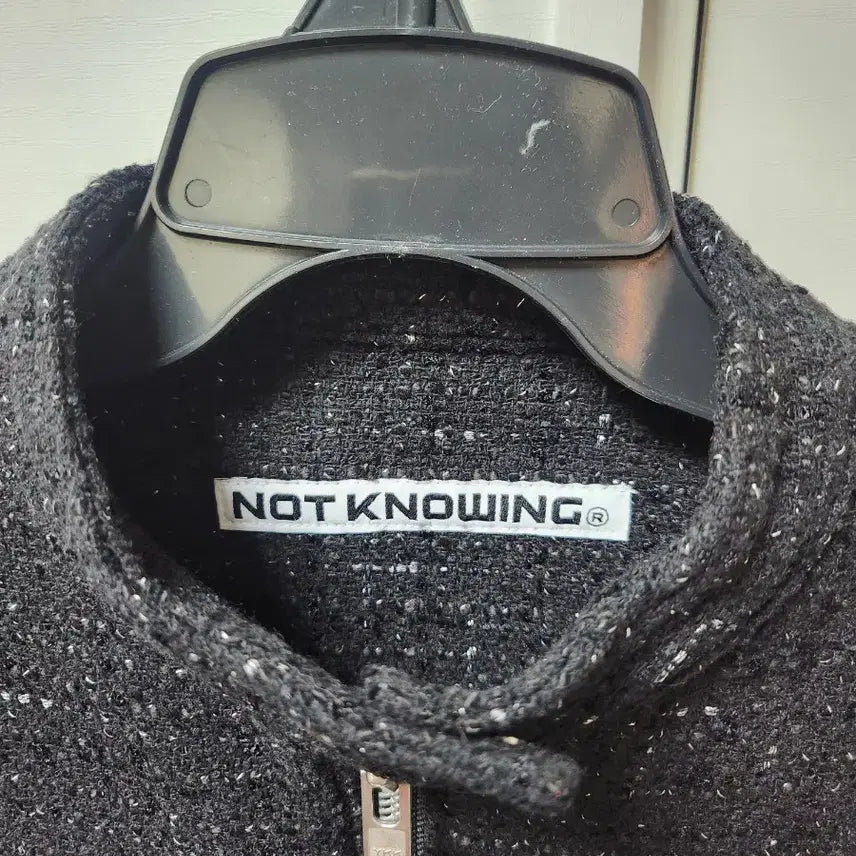[BUNJANG] NotKnowing Shine Tweed Moto Jacket / #새상품# 낫노잉 샤인 트위드 모토 자켓