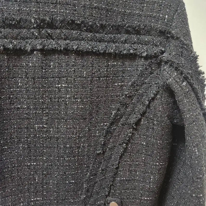 [BUNJANG] NotKnowing Shine Tweed Moto Jacket / #새상품# 낫노잉 샤인 트위드 모토 자켓