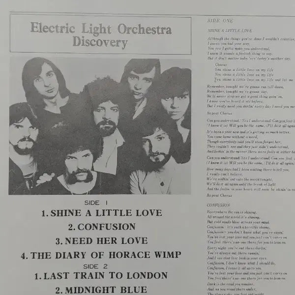 [BUNJANG] ELO LP Vinyl Record / ELO LP 음반