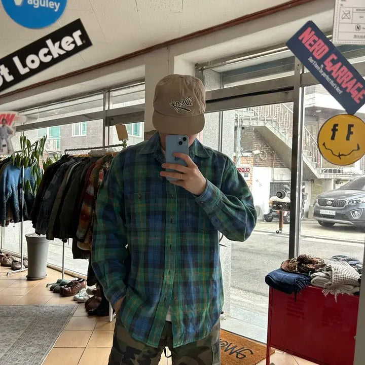 [BUNJANG] Old Gap Flannel Check Shirt / 90s 올드갭 플란넬 체크셔츠