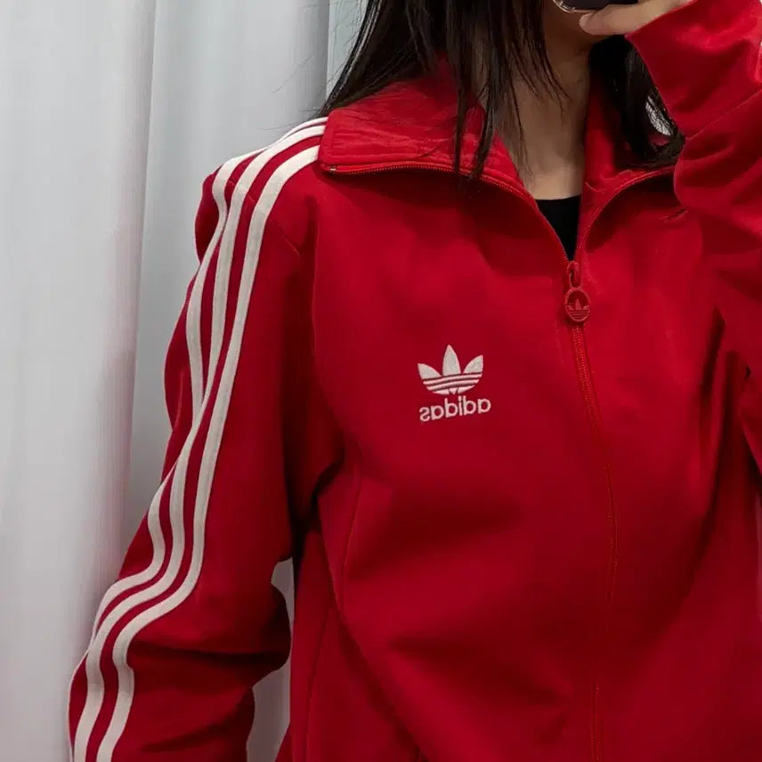[BUNJANG] Adidas Europa Red Track Top Jersey / [L]아디다스 유로파 레드 트랙탑 져지