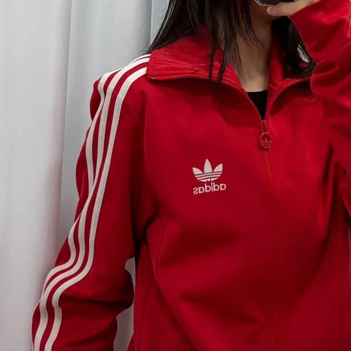 [BUNJANG] Adidas Europa Red Track Top Jersey / [L]아디다스 유로파 레드 트랙탑 져지