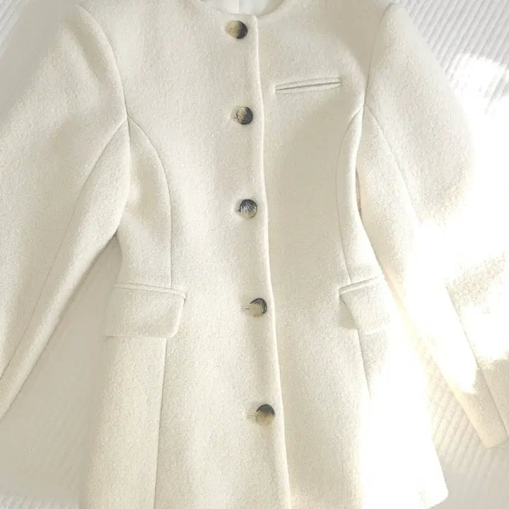 [BUNJANG] Freckle Alpaca Jacket & Skirt Set (S) / 프레클 노카라알파카자켓+스커트(s) 셋업