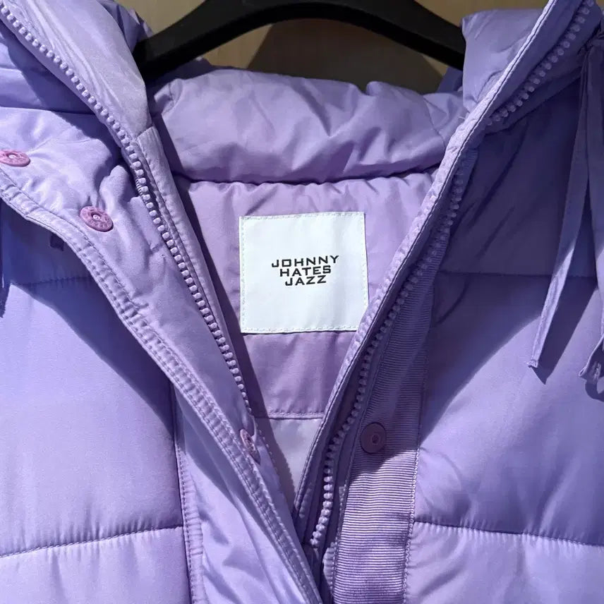 [BUNJANG] Johnny Hates Jazz Purple Padded Jacket / 쟈니헤잇재즈 보라색 패딩