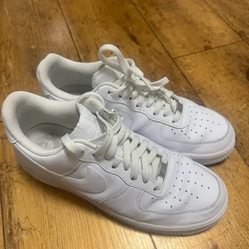 [BUNJANG] Nike Air Force 1 All White Sneakers / 나이키 에어포스1 올백