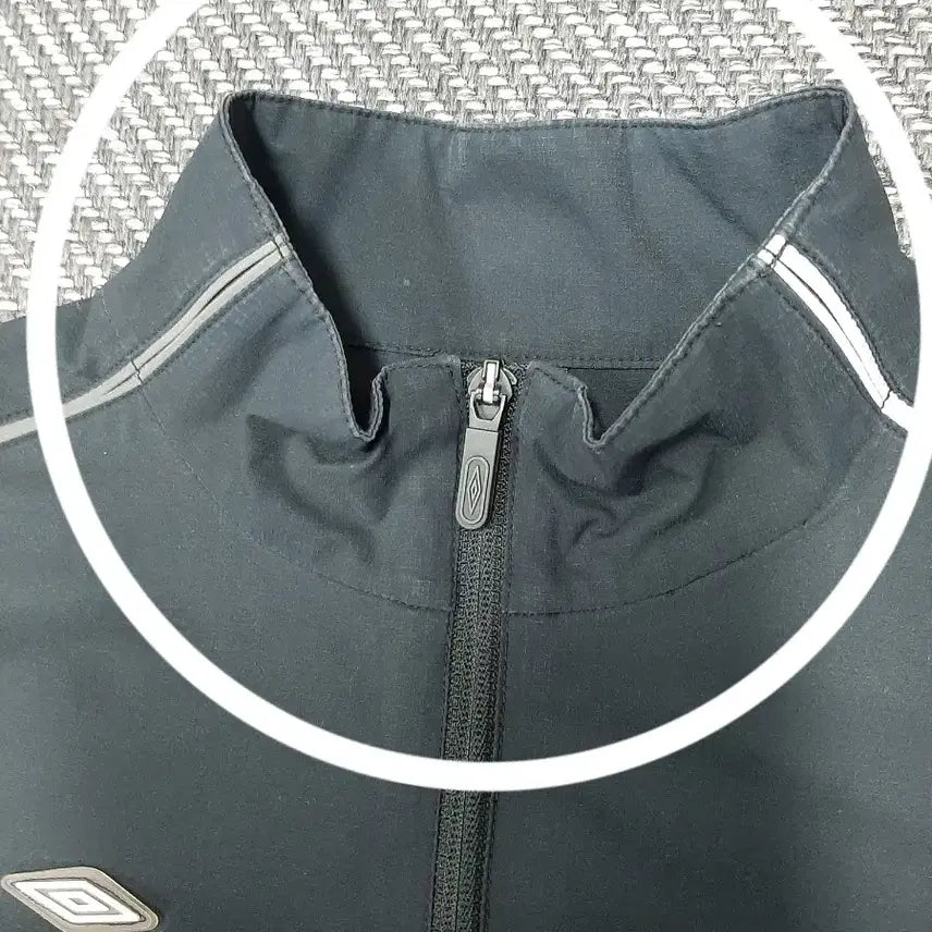 [BUNJANG] Umbro Mesh Crop Anorak Black / 엄브로 메쉬 크롭 아노락 블랙 UO222SWT55