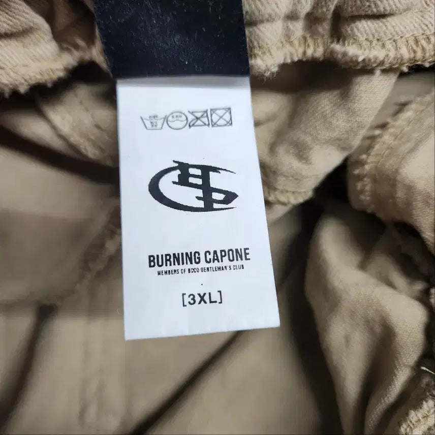 [BUNJANG] Burning Capone Vintage Wide Pants Beige 3XL / Burning Capone 빈티지 와이드 팬츠 베이지 3XL