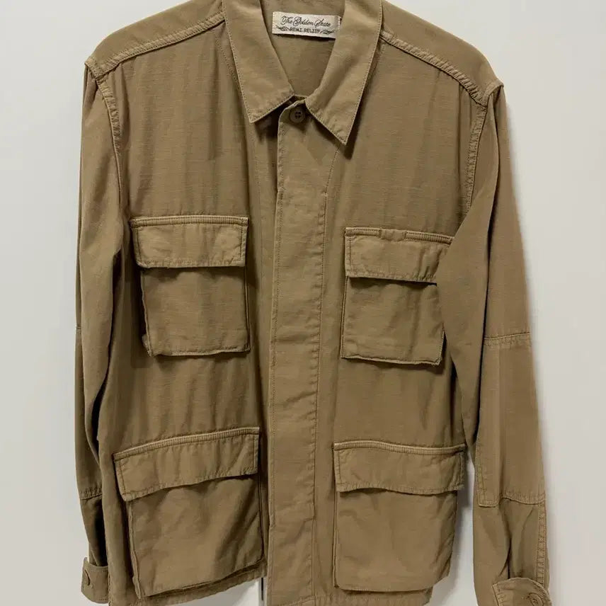 [BUNJANG] Remi Relief BDU Jacket - Khaki / 레미릴리프 BDU 자켓 라지 카키컬러
