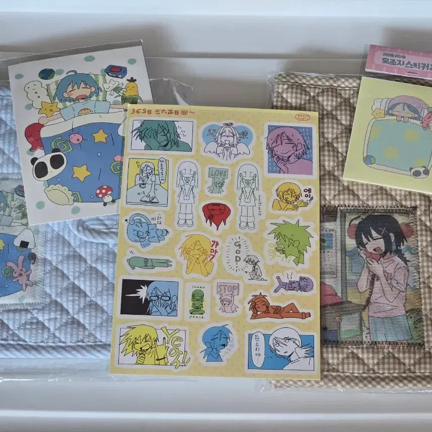 [BUNJANG] Melt Glass Diary Cover Bundle Set / (이번주할인)스티커포함,미개봉 멜트 유리 다이어리 커버 S,M 양도합니다