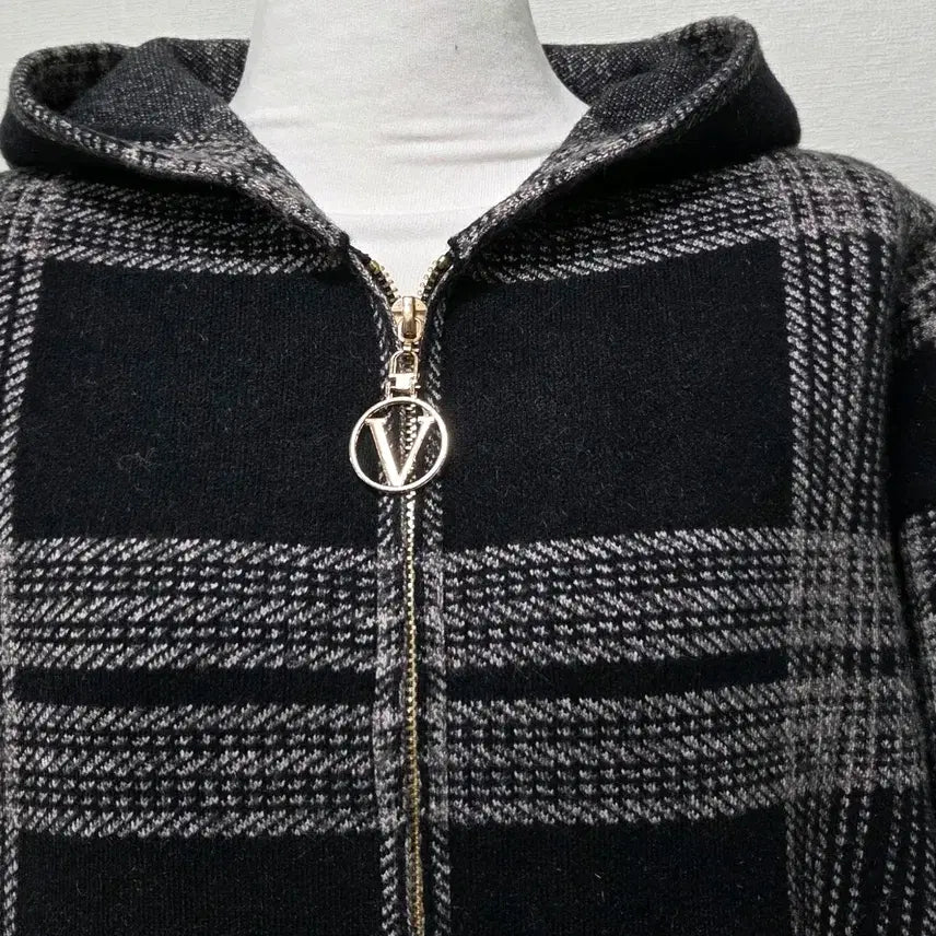 [BUNJANG] Women's Knit Hooded Zip-Up Jacket / 여성 니트 후드집업