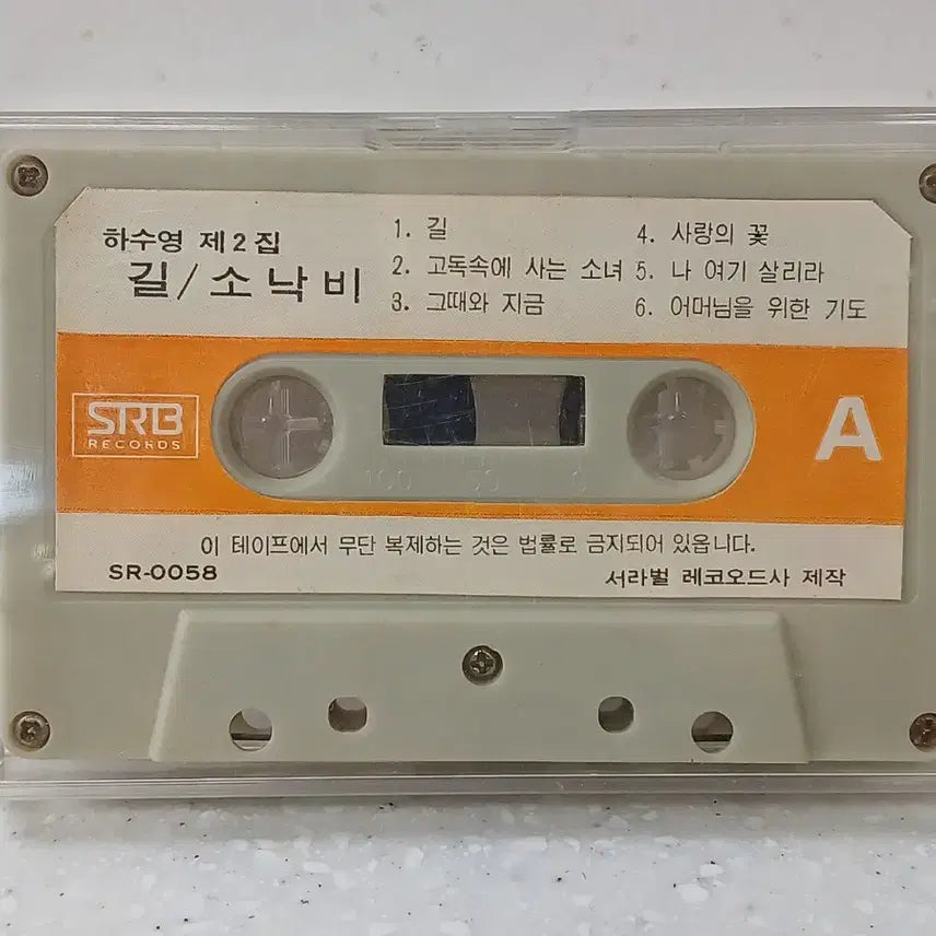 [BUNJANG] Ha Soo-young Vol. 2 Cassette Tape / 하수영 2집 카세트 테이프 길/소낙비