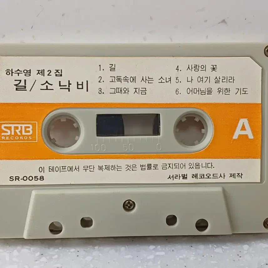 [BUNJANG] Ha Soo-young Vol. 2 Cassette Tape / 하수영 2집 카세트 테이프 길/소낙비