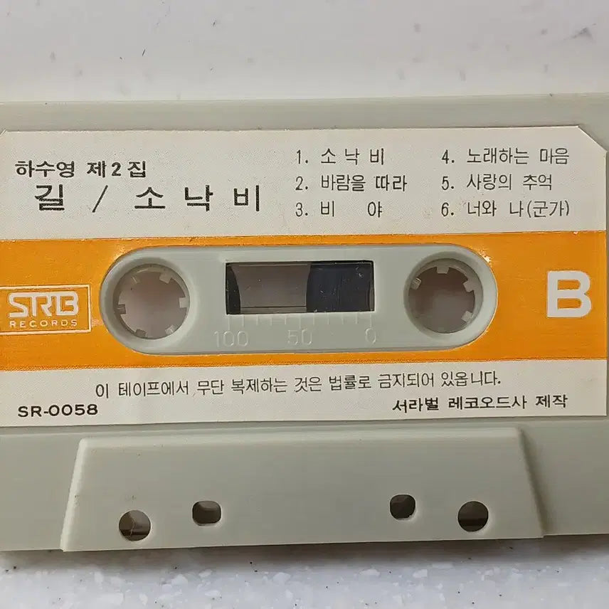 [BUNJANG] Ha Soo-young Vol. 2 Cassette Tape / 하수영 2집 카세트 테이프 길/소낙비