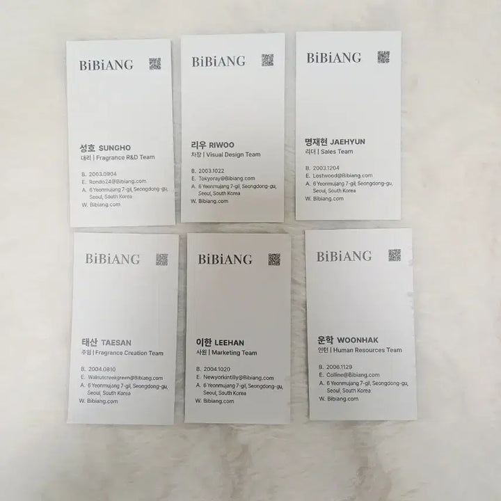 [BUNJANG] Vivienne Westwood 명함카드 Split Set / 비비앙 명함카드 분철(현물)