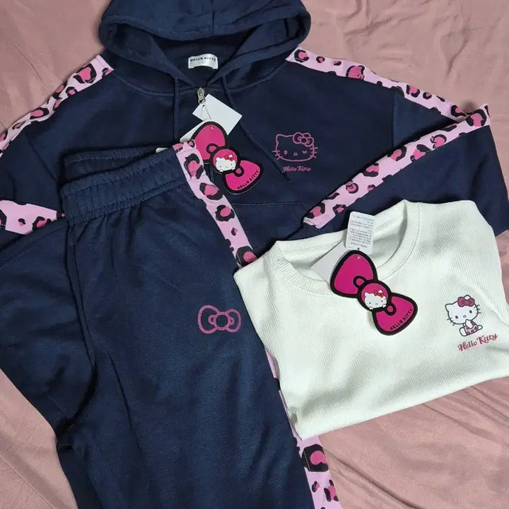[BUNJANG] Hello Kitty Gyaru Set Up - Pink Leopard, Devil Kitty / 헬로키티 갸루 셋업 4종 악마 키티 핑크 레오파드 호피 키티 오네갸루