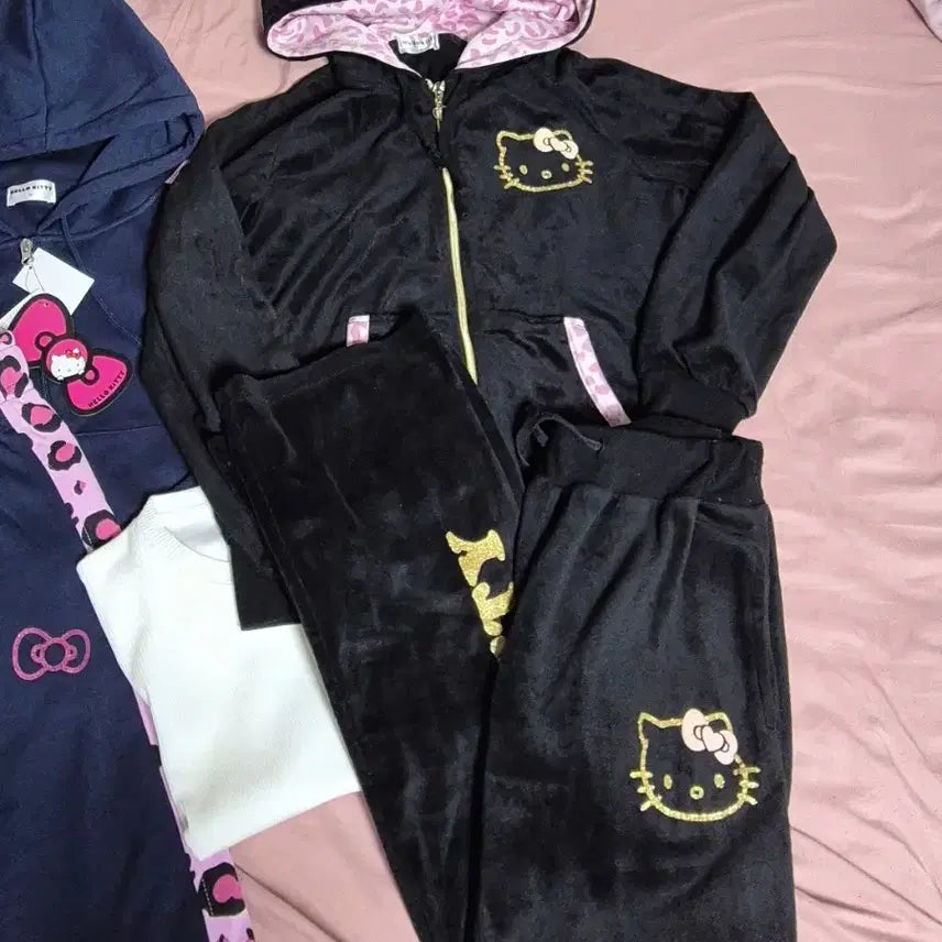 [BUNJANG] Hello Kitty Gyaru Set Up - Pink Leopard, Devil Kitty / 헬로키티 갸루 셋업 4종 악마 키티 핑크 레오파드 호피 키티 오네갸루
