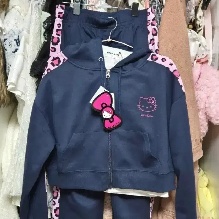 [BUNJANG] Hello Kitty Gyaru Set Up - Pink Leopard, Devil Kitty / 헬로키티 갸루 셋업 4종 악마 키티 핑크 레오파드 호피 키티 오네갸루