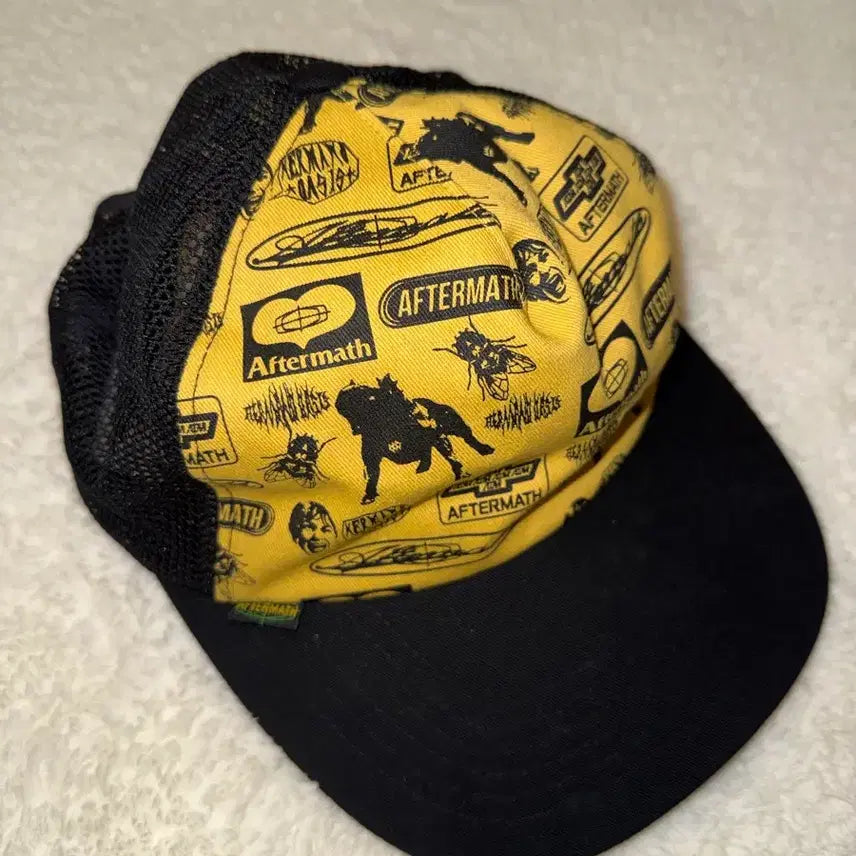 [BUNJANG] Aftermath Mesh Baseball Cap / 애프터매스 매쉬 볼캡 블랙 모자