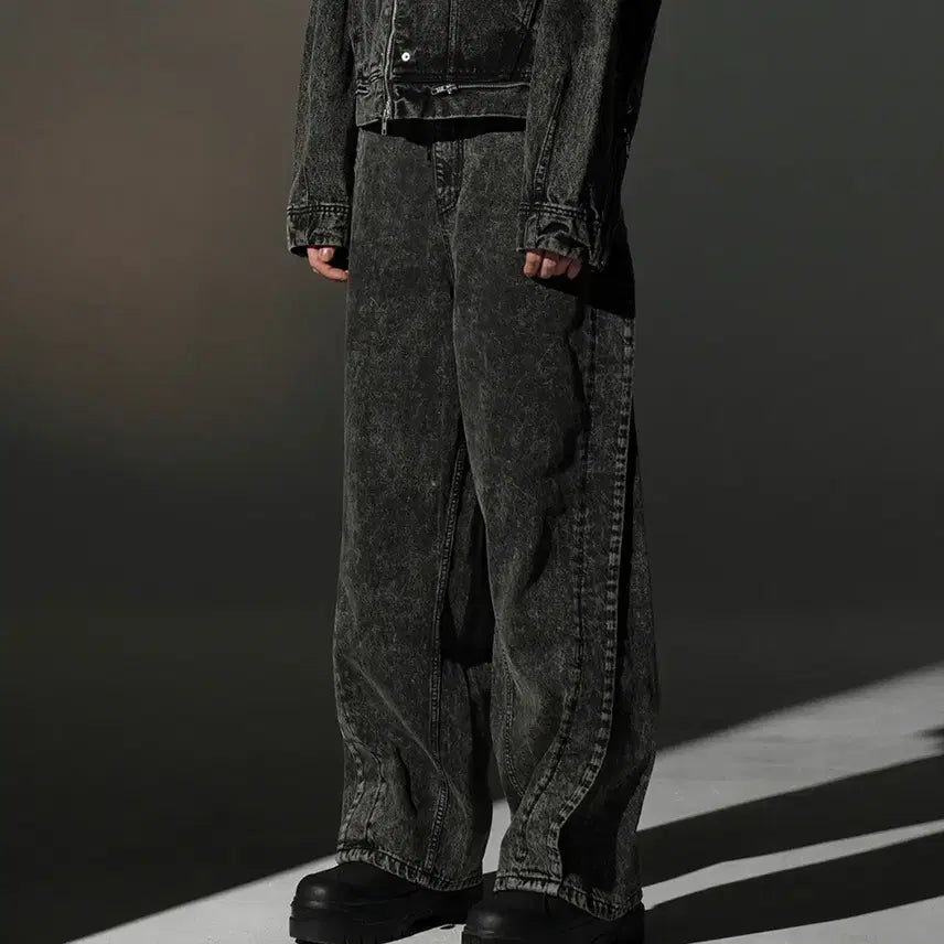 [BUNJANG] Grails 23 Streamline Denim Pants Black / 그레일즈 새상품 23 스트림라인 데님 팬츠 블랙 3