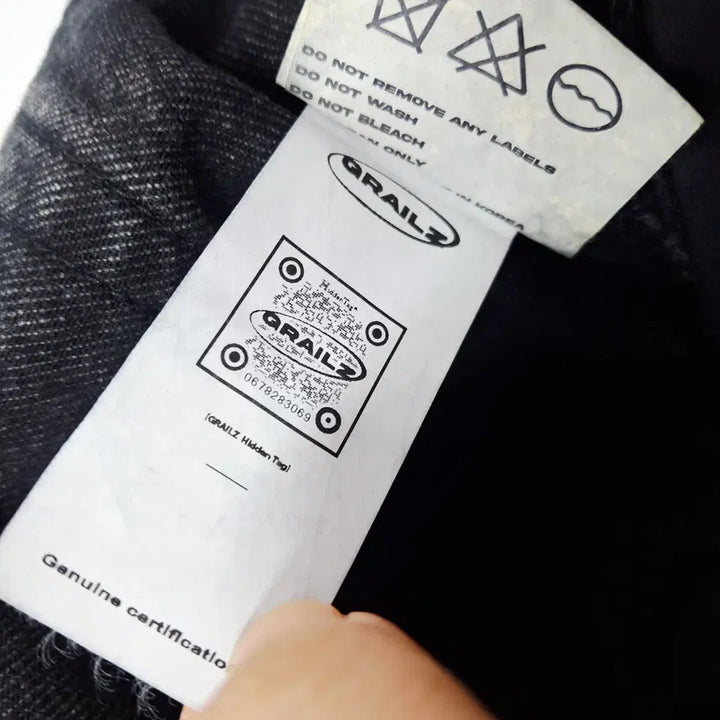 [BUNJANG] Grails 23 Streamline Denim Pants Black / 그레일즈 새상품 23 스트림라인 데님 팬츠 블랙 3