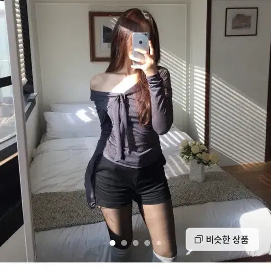 [BUNJANG] TIE Slim Fit Long Sleeve T-Shirt / 타이슬림티 정가3.5