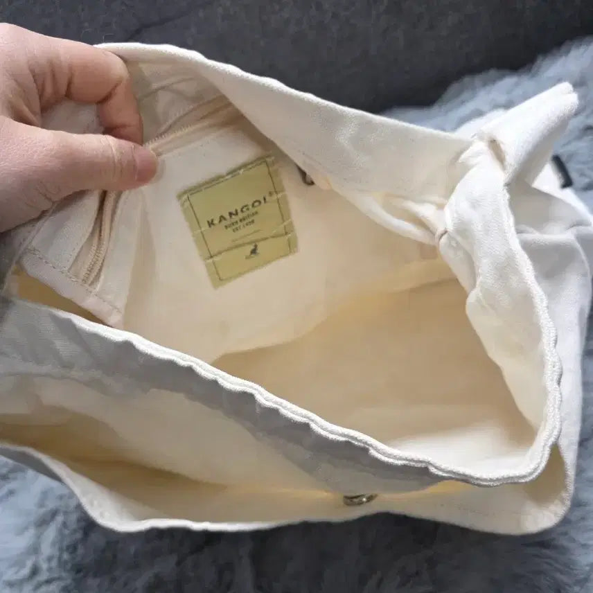 [BUNJANG] Kangol Canvas Crossbody Bag / 캉골 캔버스 크로스백
