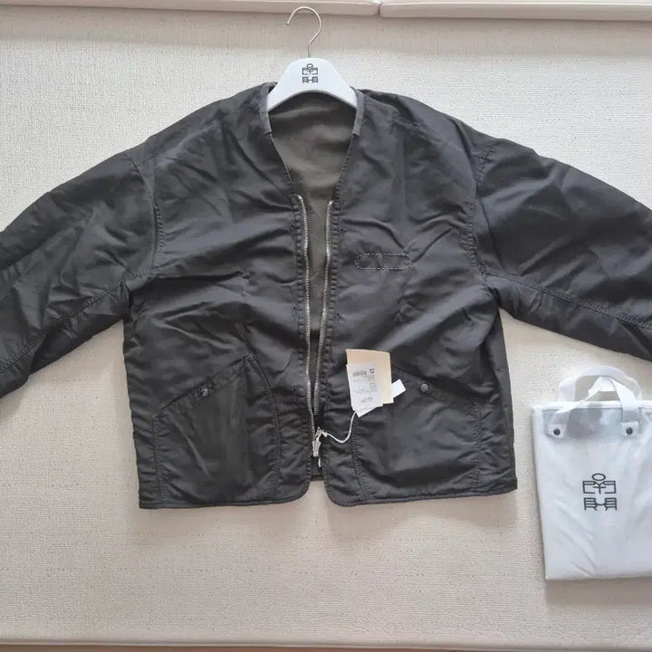 [BUNJANG] Polytelu Reversible Liner Jacket Olive Gray / 폴리테루 리버시블 라이너 자켓 (라이트 버전) 올리브 그레이 4사이즈