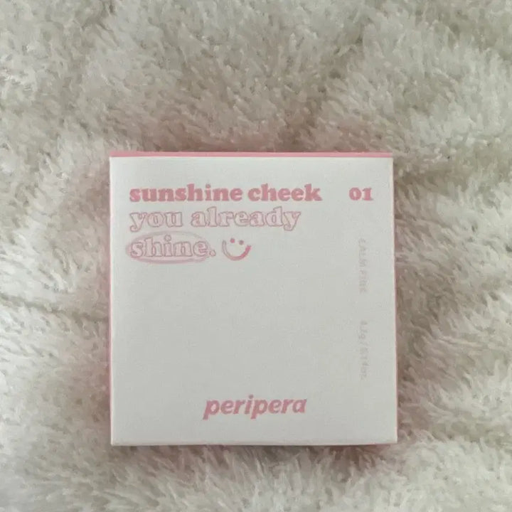 [BUNJANG] Peripera Sunshine Cheek Blusher 01 Get Out Is Dangerous / (새 제품) 페리페라 선샤인 치크 블러셔 01 집밖은 위험해