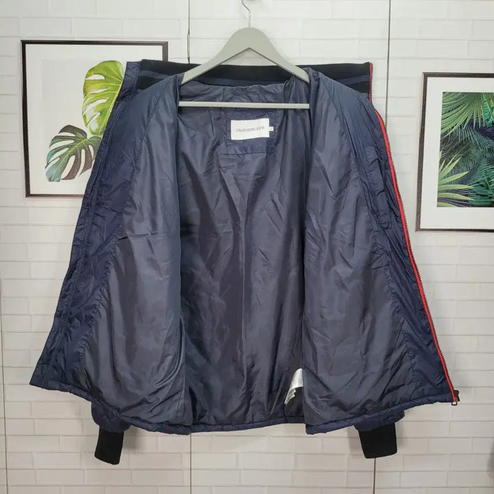 [BUNJANG] Calvin Klein Jeans Quilted Padded Jacket L (Fits XL) / 캘빈클라인진 퀄팅 패딩 자켓 점퍼 집업 L 실측 XL