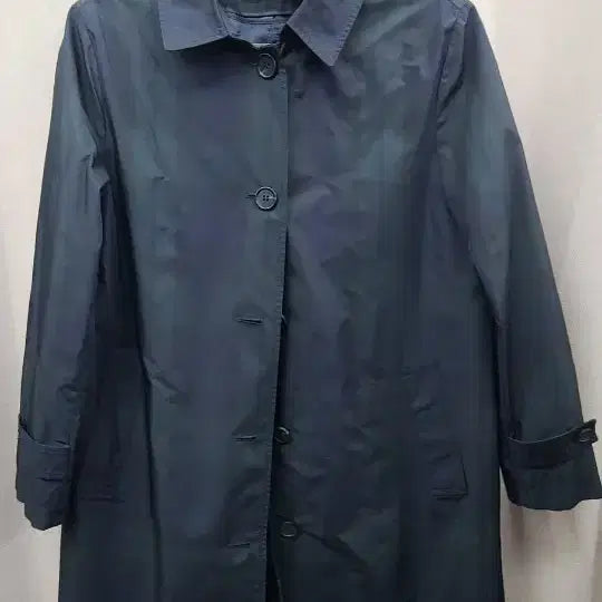 [BUNJANG] BCBG Trench Check Coat / BCBG  트렌치 체크코트 기본 스타일