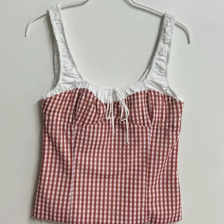 [BUNJANG] Zara Gingham Check Top / 자라 깅엄 체크 탑