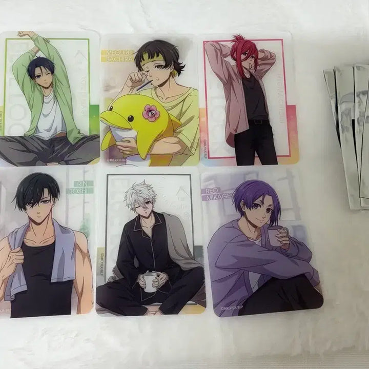 [BUNJANG] Blue Lock Clear Card Full Set Bundle / 블루록 클리어카드 전종 일괄
