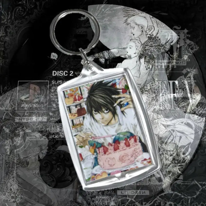 [BUNJANG] Death Note L Acrylic Keyring / 데스노트 엘 아크릴 비공식 키링