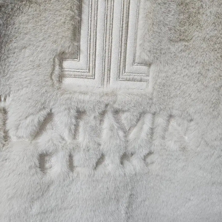 [BUNJANG] Lanvin Fur Knit Ivory Jacket / 랑방 퍼 니트  아이보리자켓