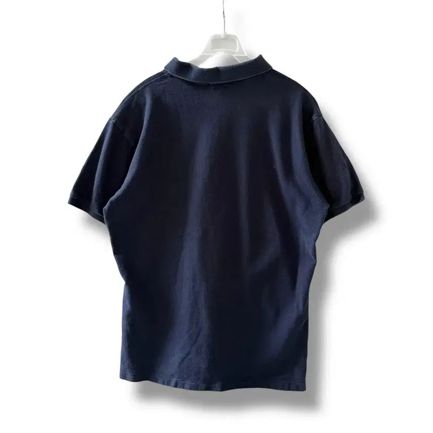 [BUNJANG] Polo Custom Fit Navy Polo Shirt / [L] 폴로 커스텀핏 네이비 카라티