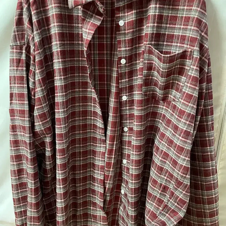 [BUNJANG] La Gar Check Denim Shirt / 라걸 체크 데님셔츠