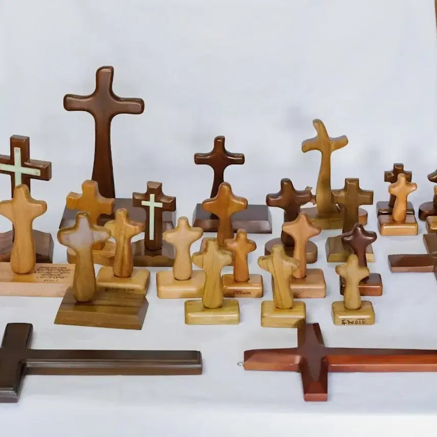 [BUNJANG] Wooden Cross Ornament / 탁상십자가