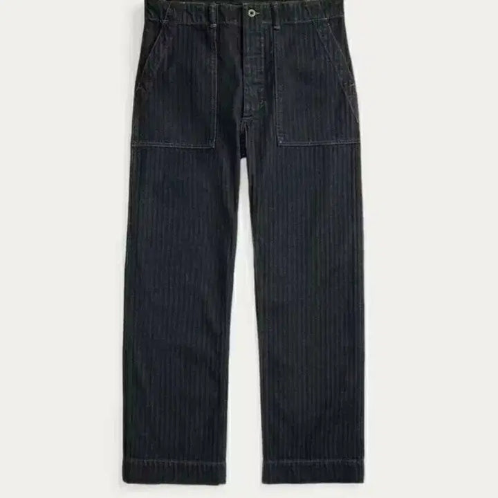 [BUNJANG] RRL Limited Edition Indigo Herringbone Pants / 더블알엘 rrl 리미티드 에디션 인디고 헤링본 팬츠 34/32