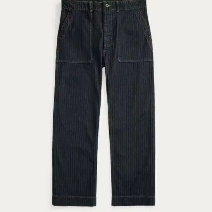 [BUNJANG] RRL Limited Edition Indigo Herringbone Pants / 더블알엘 rrl 리미티드 에디션 인디고 헤링본 팬츠 34/32