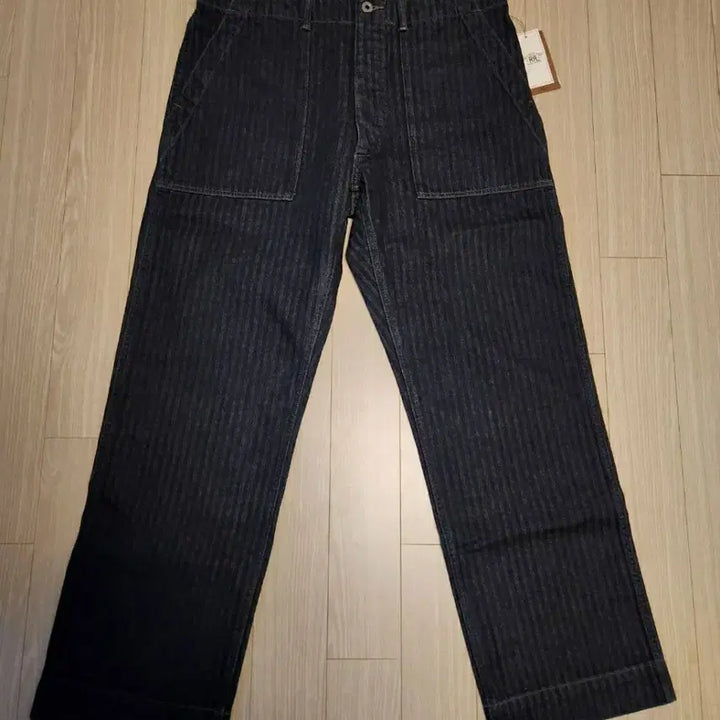 [BUNJANG] RRL Limited Edition Indigo Herringbone Pants / 더블알엘 rrl 리미티드 에디션 인디고 헤링본 팬츠 34/32
