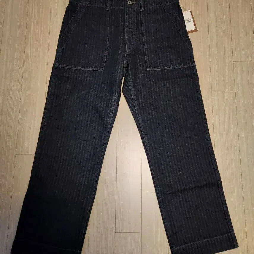 [BUNJANG] RRL Limited Edition Indigo Herringbone Pants / 더블알엘 rrl 리미티드 에디션 인디고 헤링본 팬츠 34/32