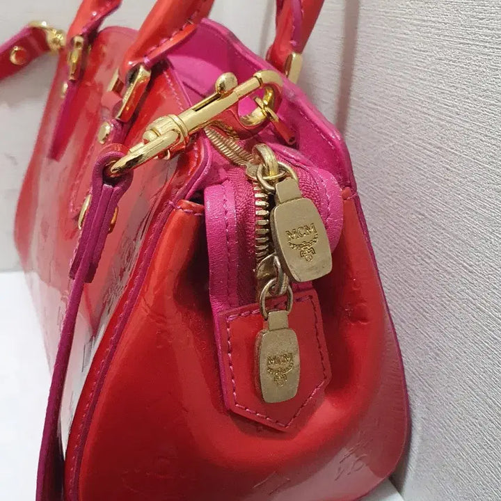 [BUNJANG] MCM Red Mini Tote Bag / MCM 레드 미니토트백