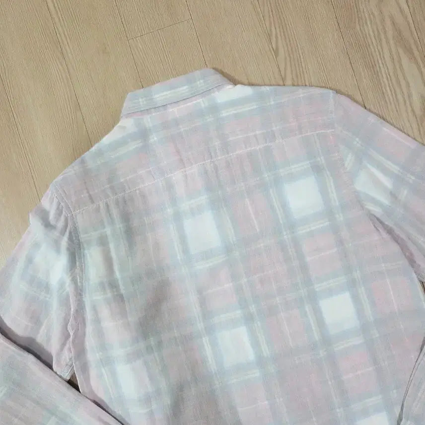 [BUNJANG] Beams Red Check Back Side Fabric Casual Shirt / 빔즈 레드 체크 백 사이드 원단 캐쥬얼 셔츠